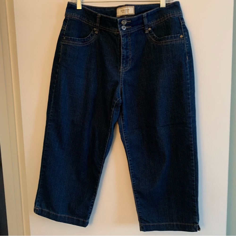 Sonoma  ~ Life & Style ~ Blue Jean Capris - Size 10 ~ Denim, Sustainable, Cowboy